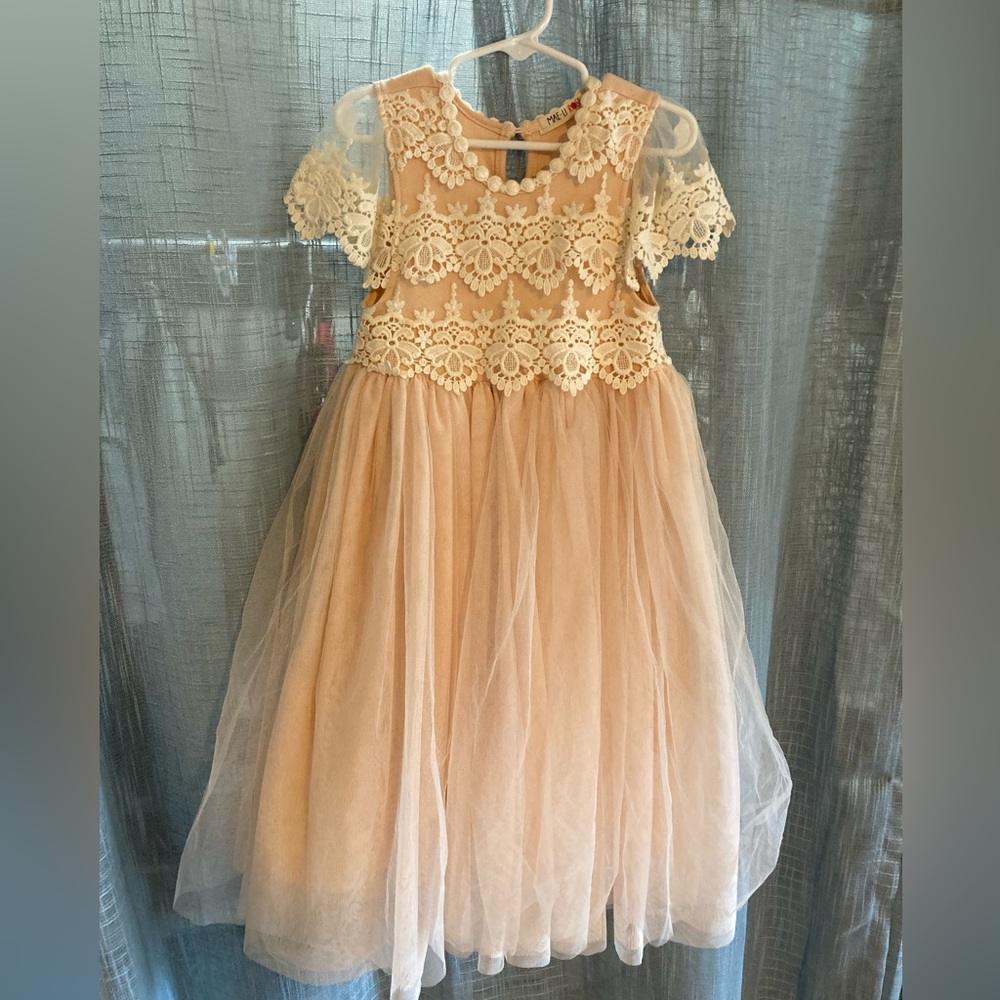 Anthropologie Wedding Flower Girl Dress